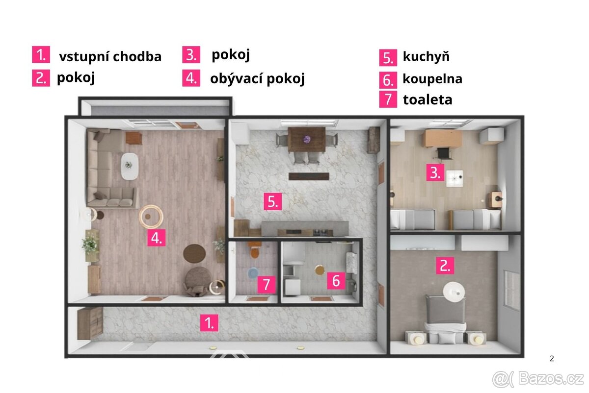 Prodej bytu 3+1, Moravský Krumlov, ev.č. 00299 - 13