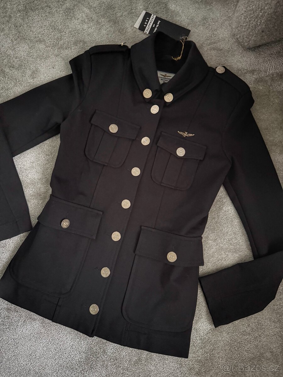 Luxusní, ležérní sako Aeronautica Militare - 13