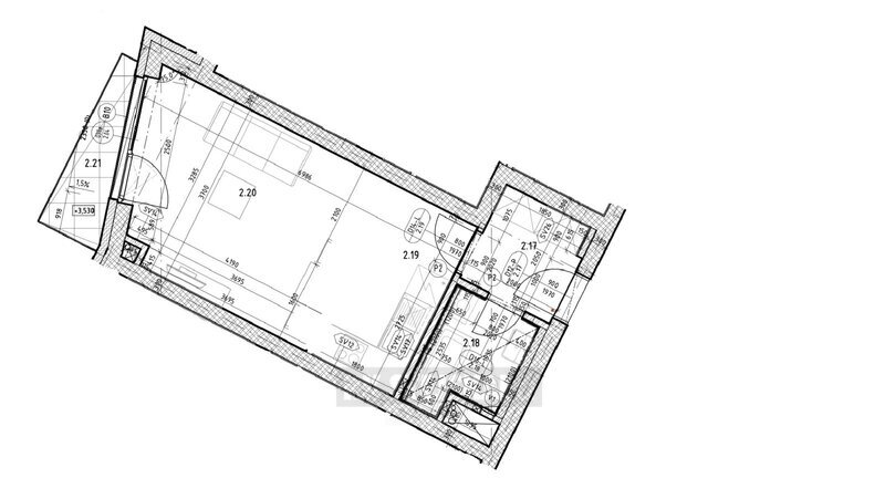 Pronájem bytu 1+kk 34 m² - 13