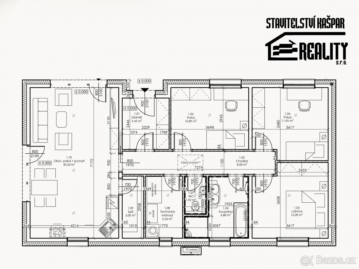 Rodinný dům 4+kk, Holešovice, Chroustovice - 13