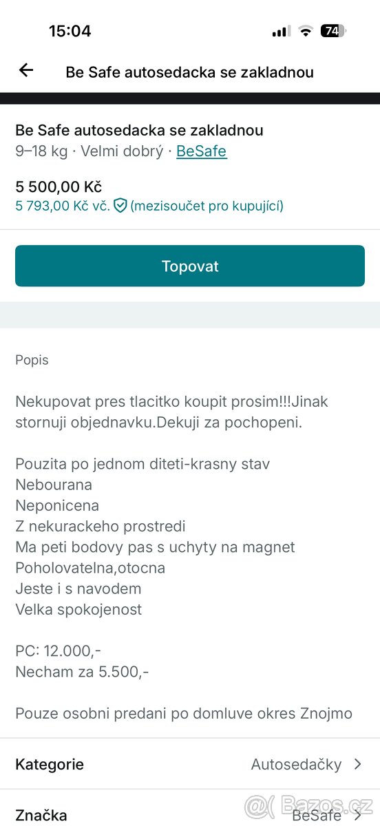 Otocna autosedacka se zakladnou - 13