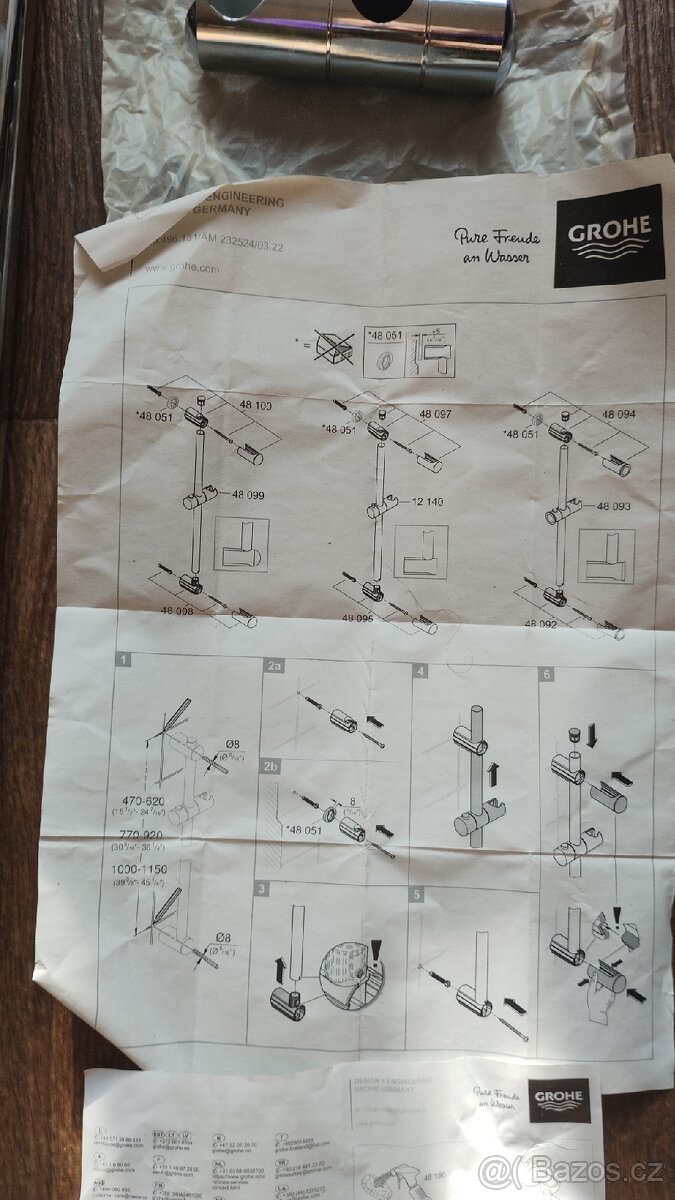 Sprchová tyč Grohe Euphoria - 13