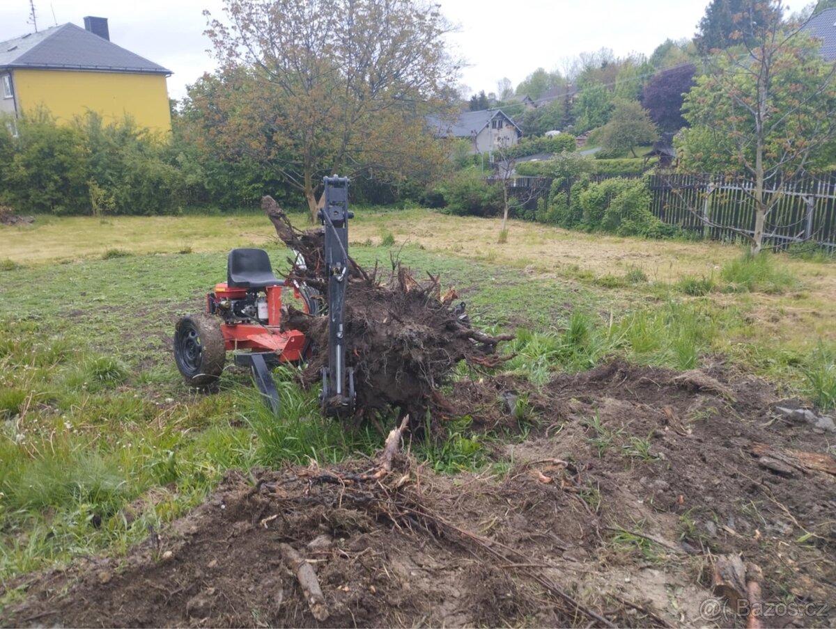 Minibagr, hydraulická svahovka - 13