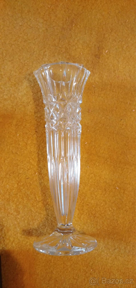váza z liatinového skla a krištálové - 13