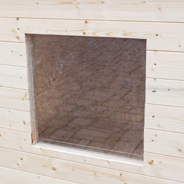 Psí bouda se zástěnou (PALUBKY/OSB), 6 velikostí (12variant) - 13