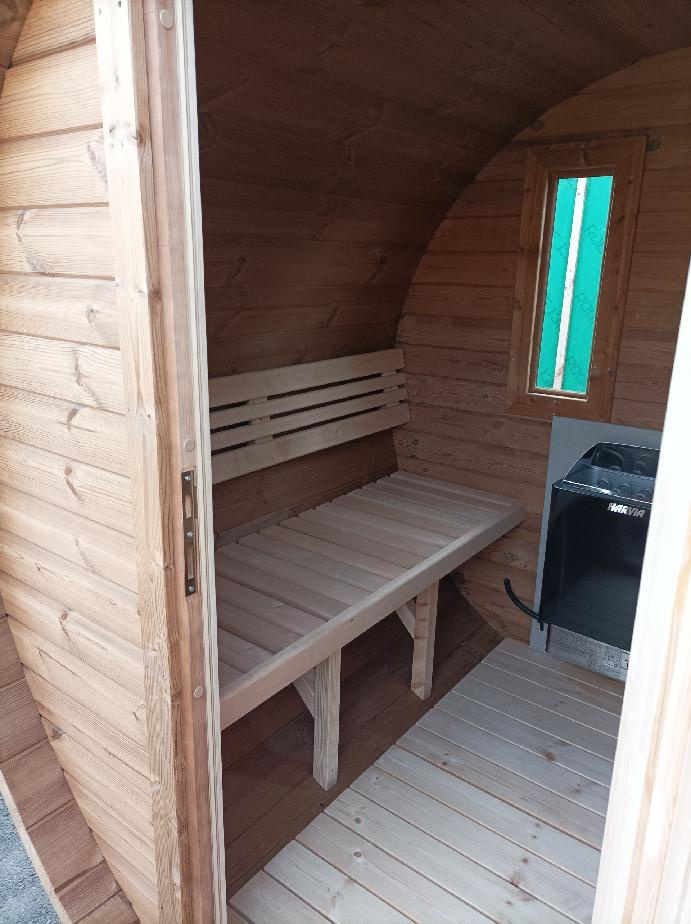 Sauna Marivox, venkovní finská sauna, zahradní sauna - 13