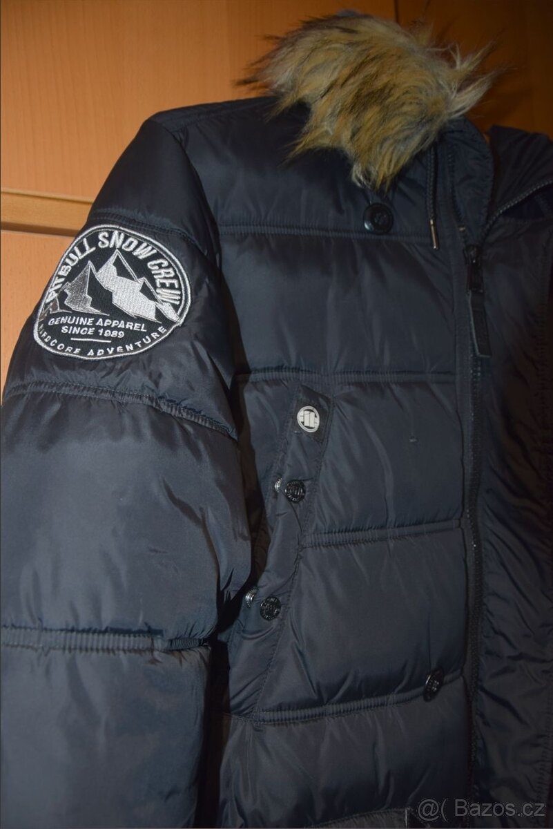 PitBull West Coast pánská zimní bunda Kingston černá, vel. M - 13