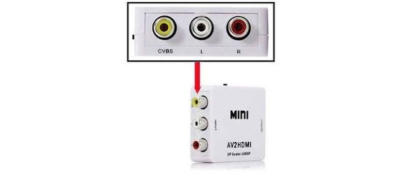 Převodník audio/video signálu z AV(cinch) do HDMI - 13