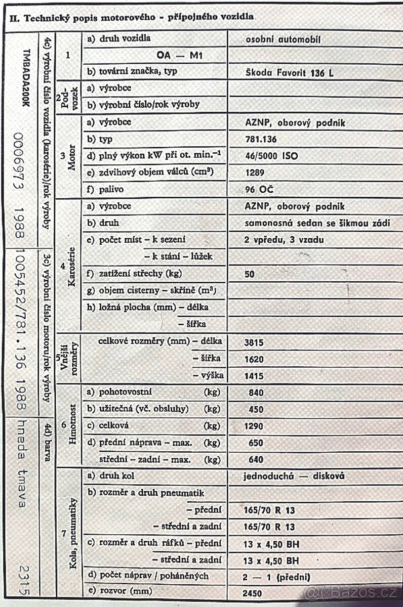 Škoda Favorit 136 L - 13
