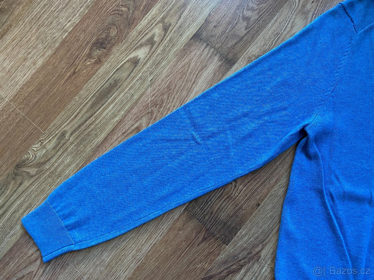 Nový pánský bavlněný svetr C&A do "V" - L - 13