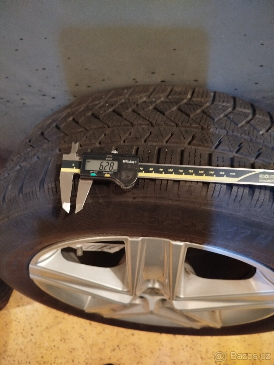 Zimni alu kola 225/55 97V R17 - 5/115. - 13