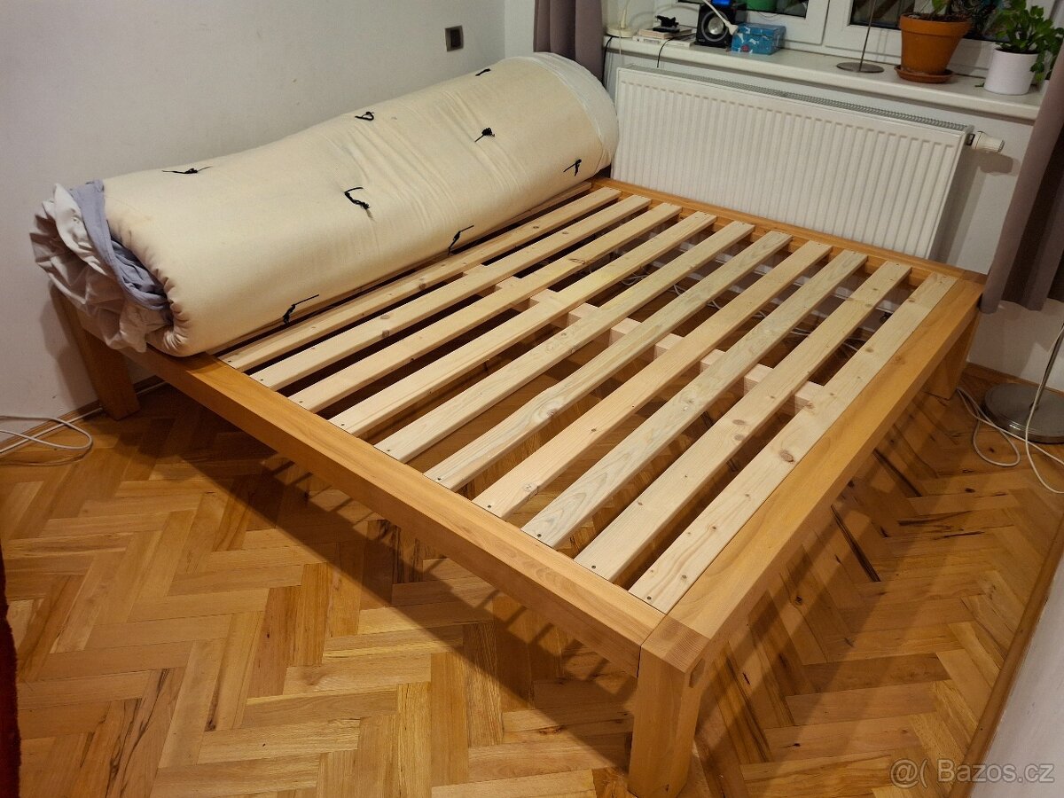 Postel masivni japonska bukova 180×200cm - 13