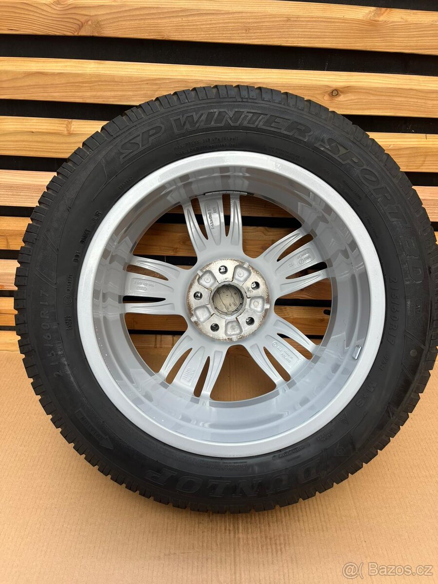 Alu originální kola Audi Q3 215/60 R17 5x112❄️ - 13