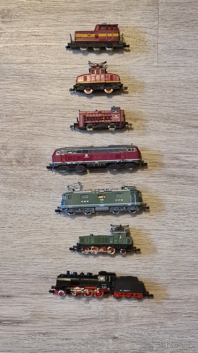 Kolejiště, vláčky, mašinky N - 13