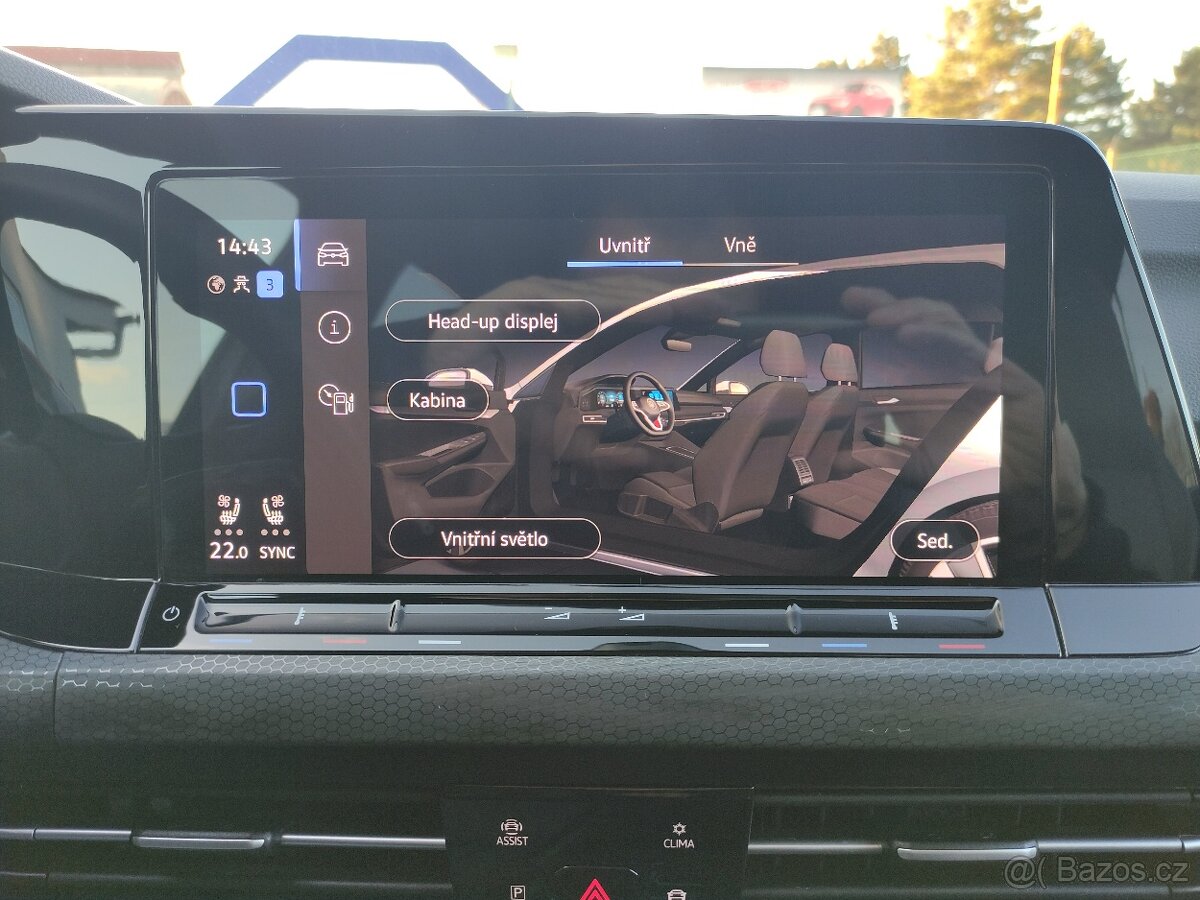 VW Golf VIII DSG GTi IQ LIGHT HARMAN VENTILACE KAMERA - 13