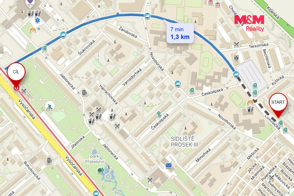 Prodej bytu 3+1, 67 m², Praha, ul. Lovosická - 13