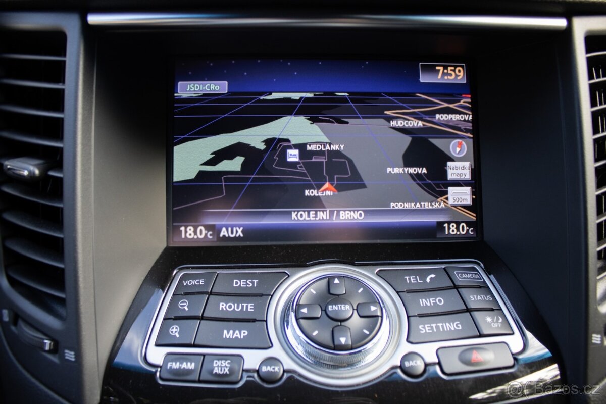 Infiniti QX70 S, , servisované, DVB-T - 13
