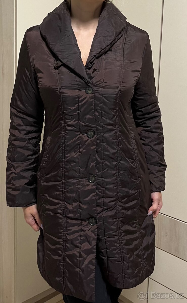 Luxusní stříbrná bunda friedy - 13