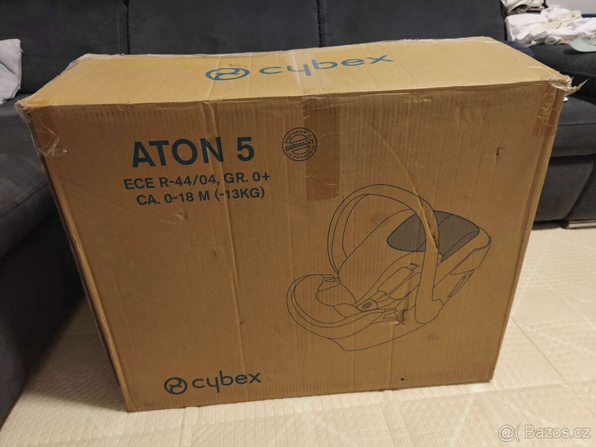 Autosedačka Cybex Aton 5 (0–13 kg) – Deep Black - 13