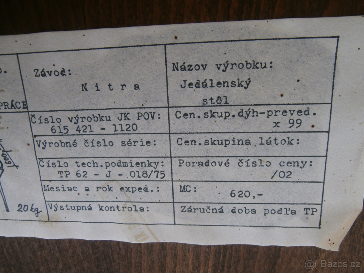 Stůl kulatý RETRO skládací za 500 kč - 13