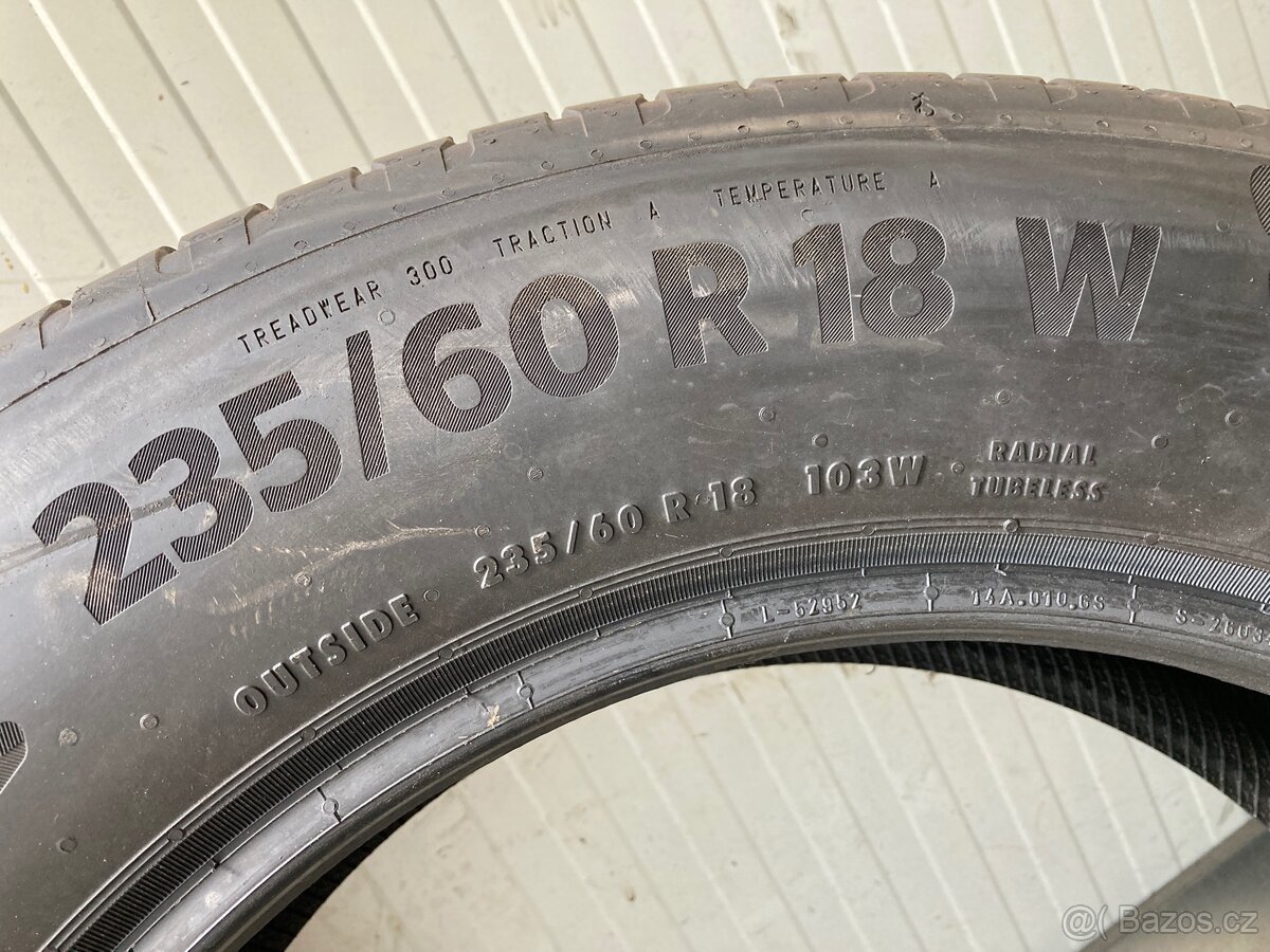 Letní pneumatiky Continental 235/60/18 - 13