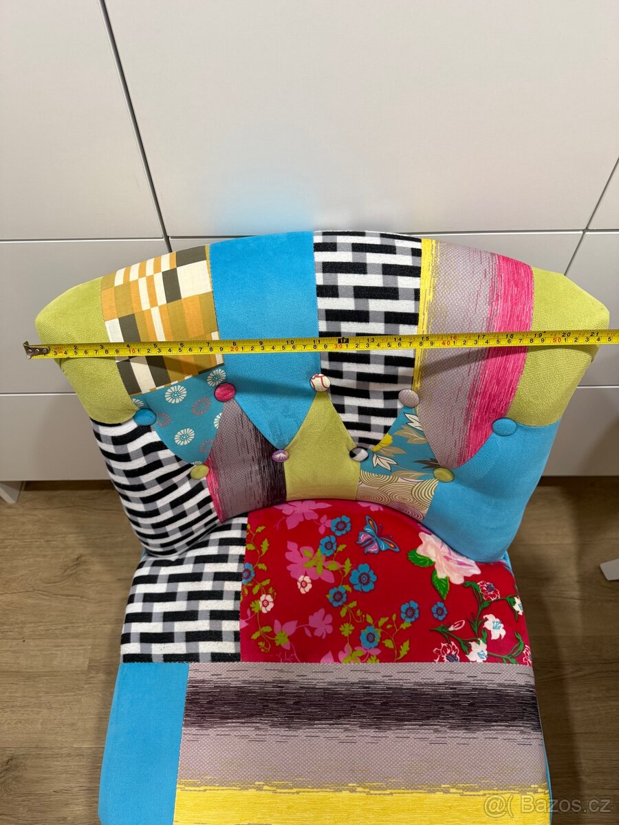 Křeslo patchwork - 13