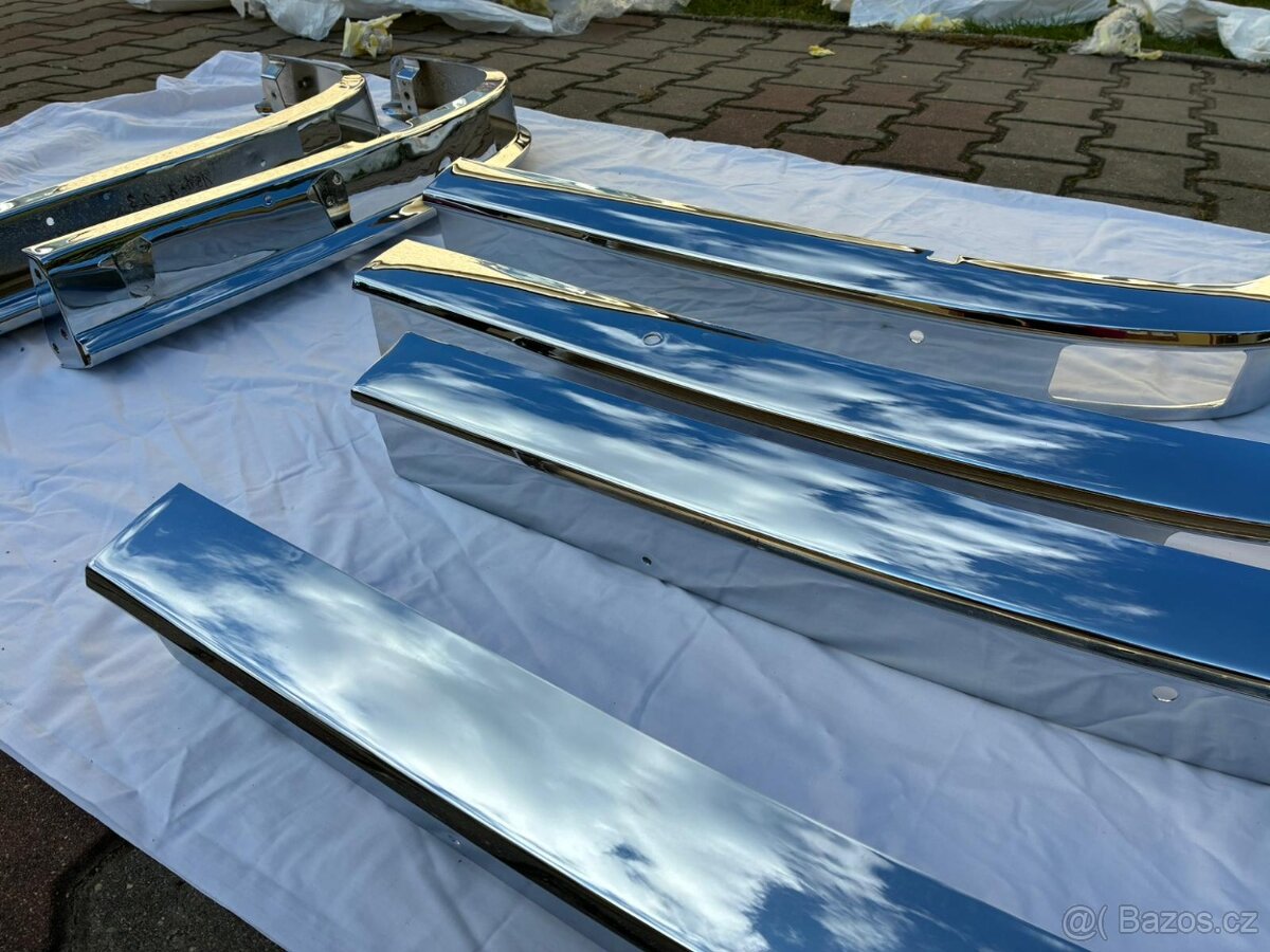 Škoda 100, 110R, 120 - přední nárazník nový chrom - 13