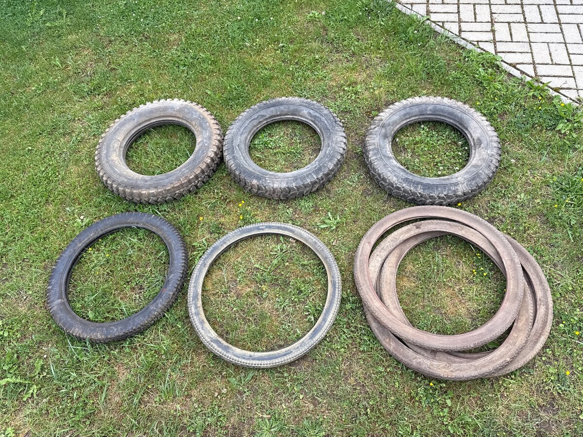 Historické pneumatiky Baťa a Kudrnáč - 13