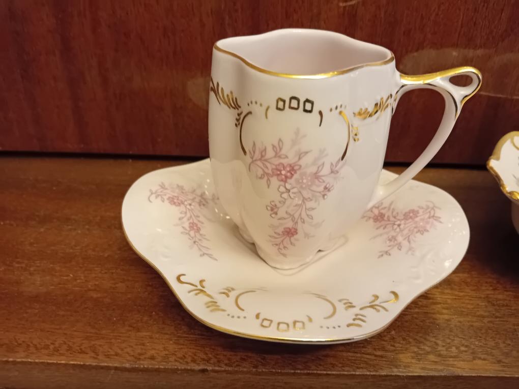 prodám růžový porcelán z pozůstalosti - 13