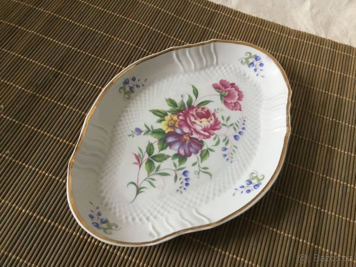 porcelánová miska s kvetinami, vice druhu - 13