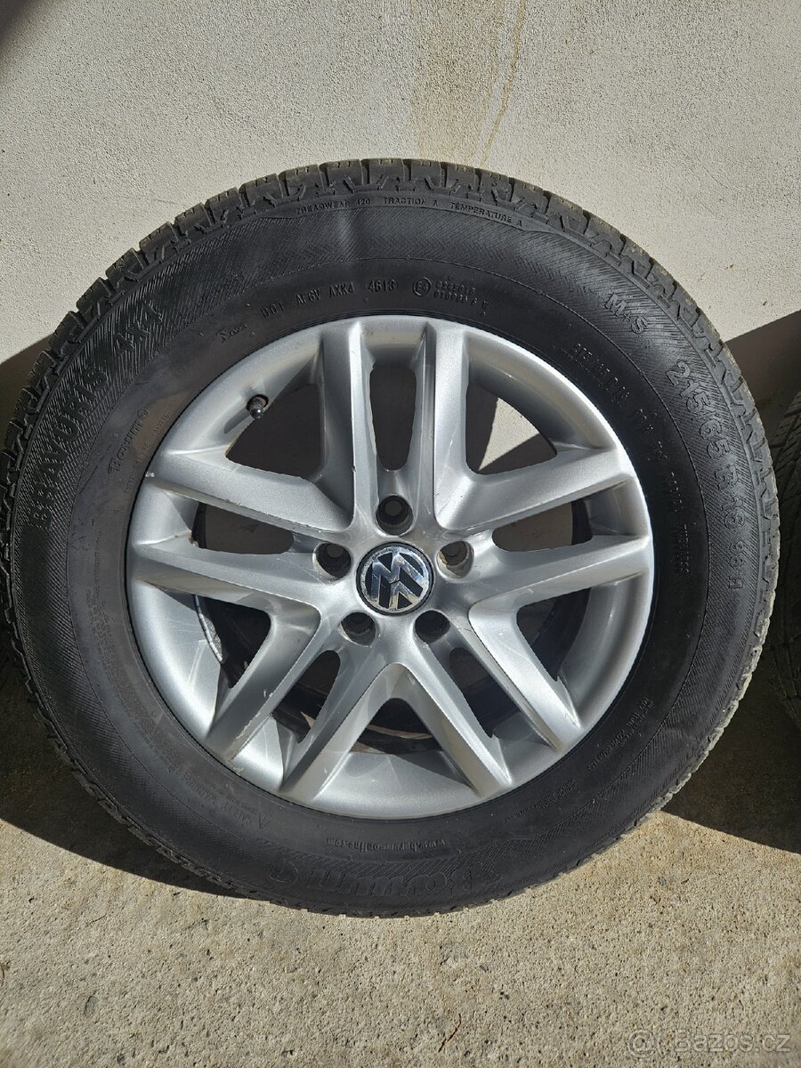 Litá kola VW Tiguan + letními pneu Barum 215/65 R16
- 13