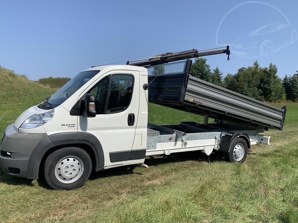 Fiat Ducato 3.0TDi novy sklápěč +Hiab 1.3t - 13