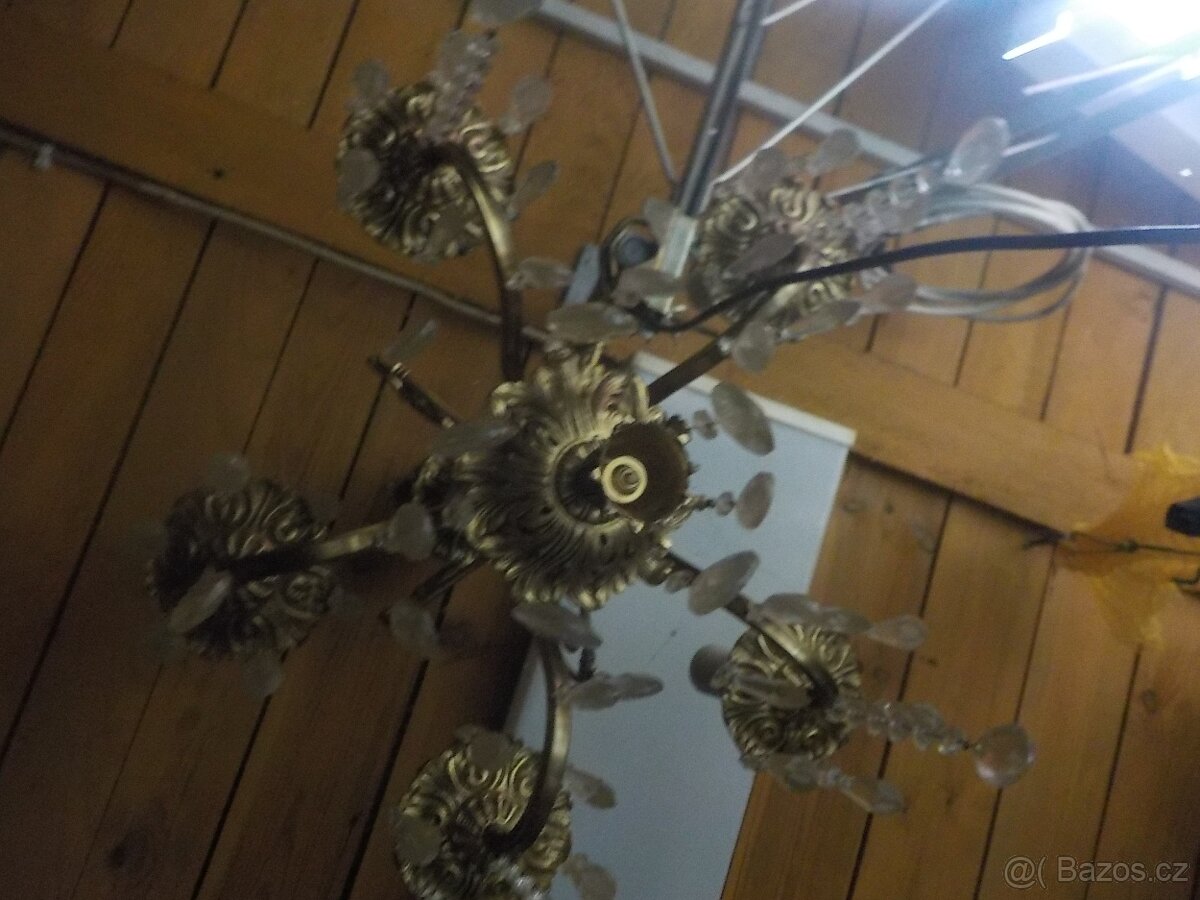 staré lampy, lustry a stropní svítidla - 13