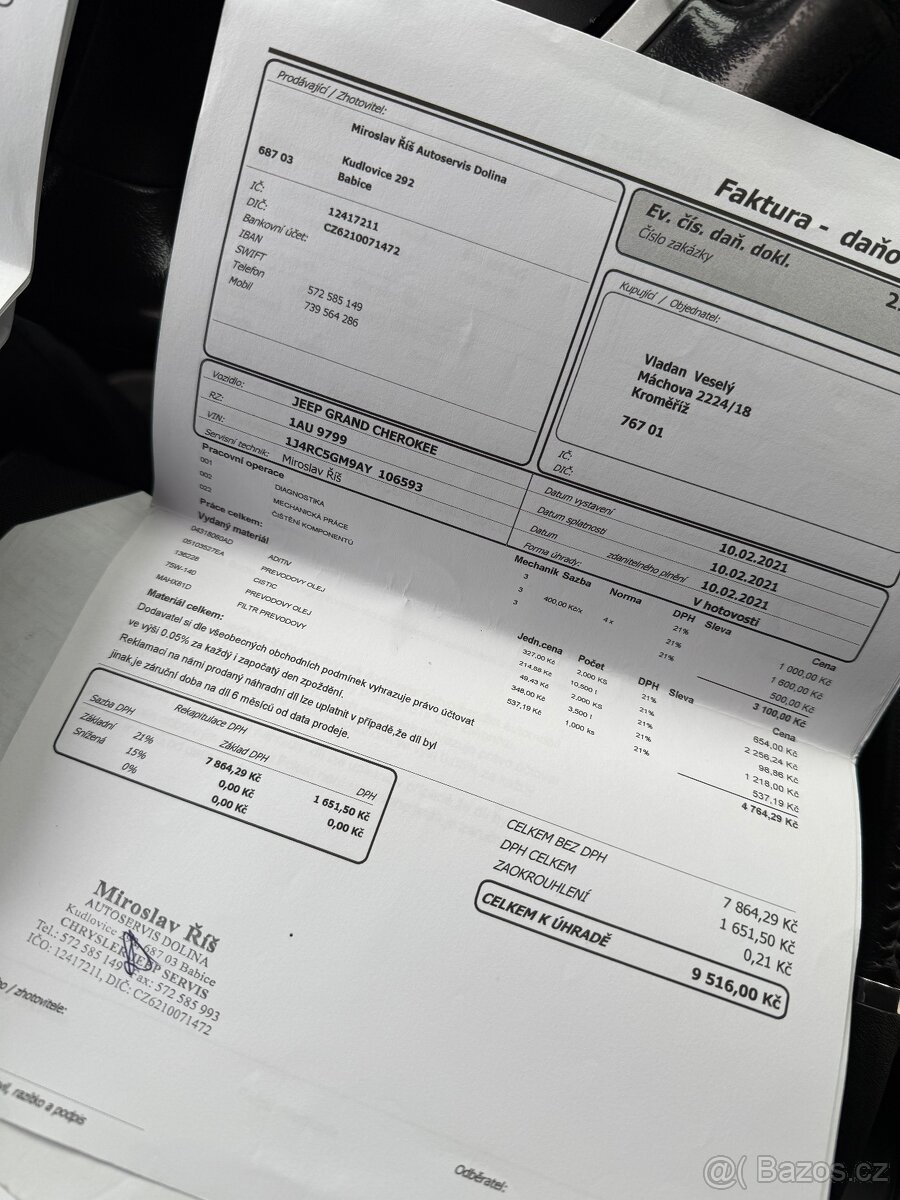 Jeep grand cherokee 3.0crd 2010 - 13