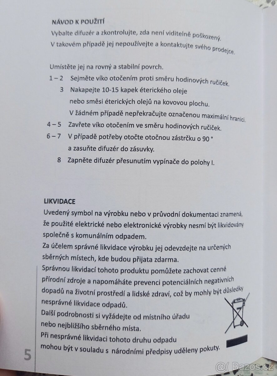 Difuzer do zásuvky Purae - 13