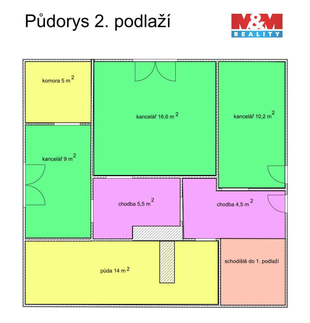 Pronájem kancelářských prostor, 130 m2, Ostrava, Bohumínská - 13