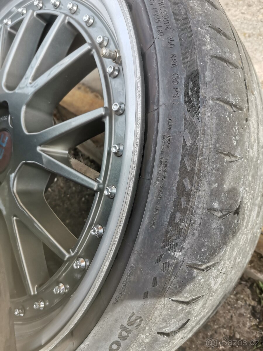 TEC GT EVO 19" 5x112 – titan / leštěný límec - 13