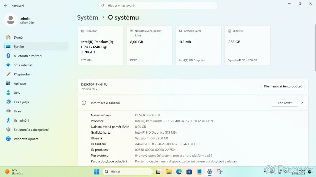 Lenovo ThinkCentre M73e TINY - 13