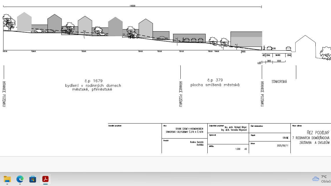 Prodej st. pozemků 4.428 m2 pro 5 – 7 RD u Ml. Boleslavi. - 13