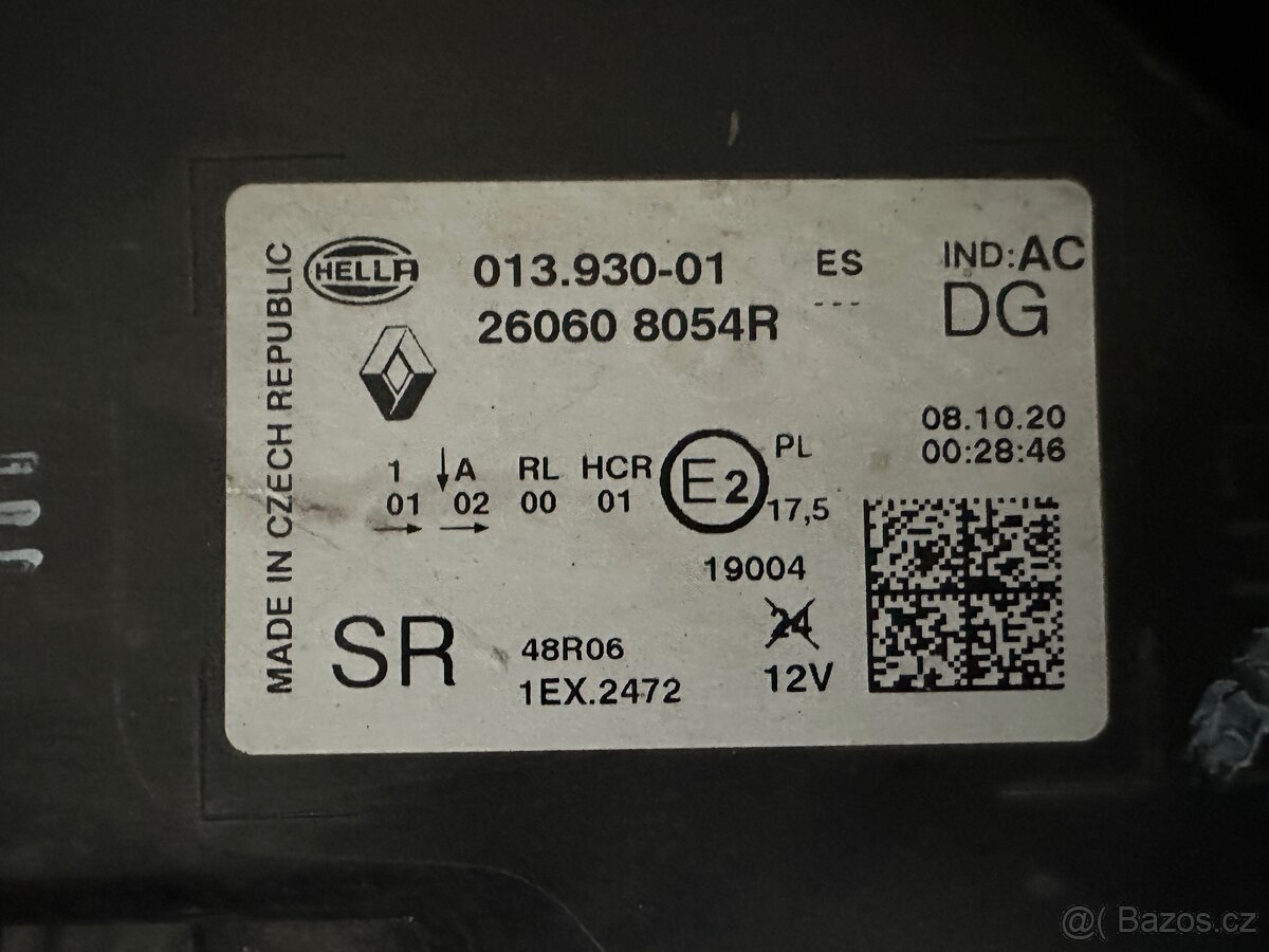 Renault Captur levé led světlo - 13