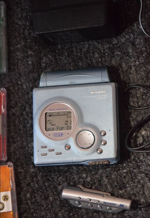 Minidisc MDLP SHARP MD-MT88, media, manual, příslušenství - 13