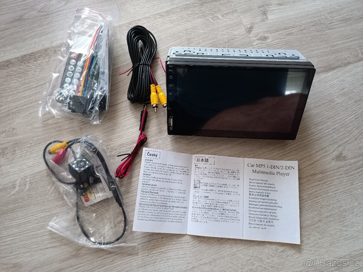 Dotykové 7" autorádio BT USB Mirorlink 1/2DIN - 13