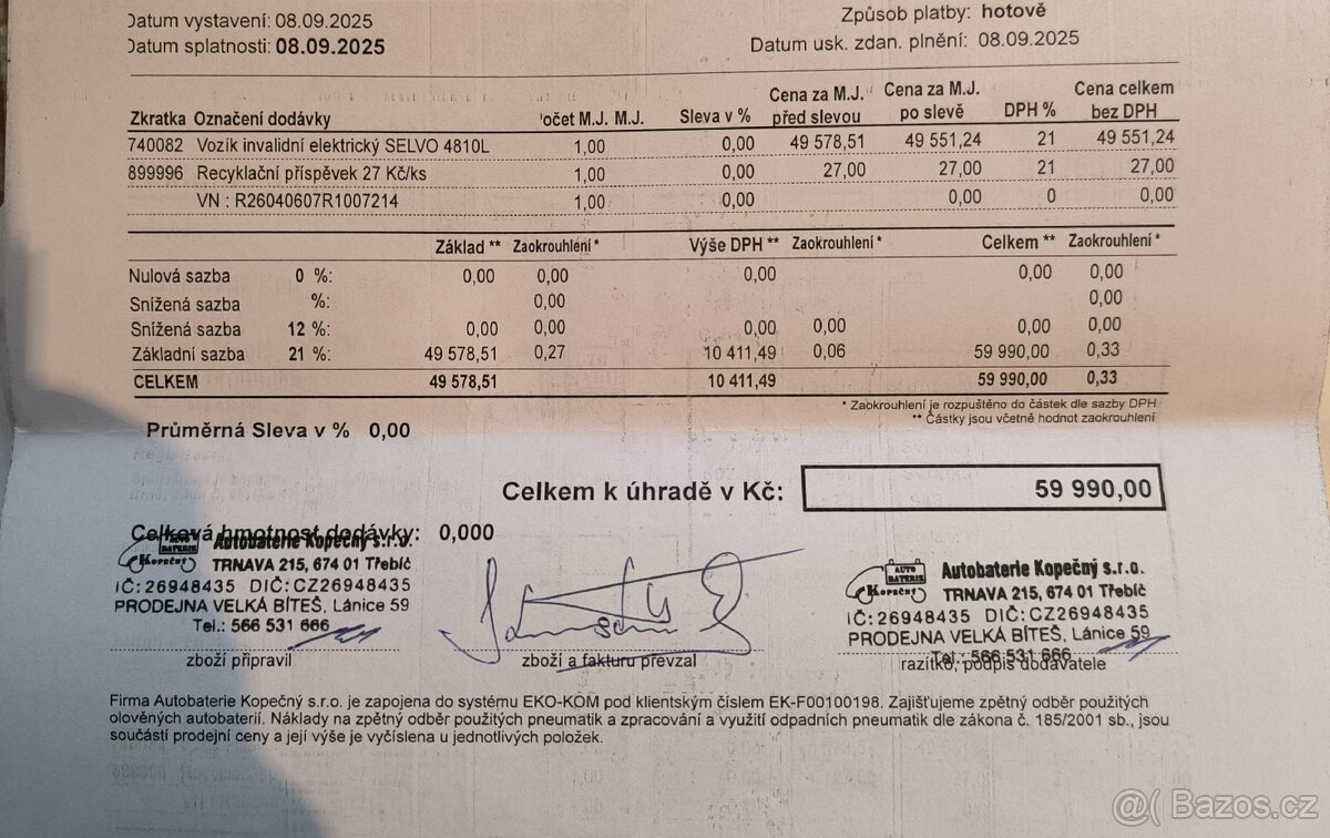 Elektrický invalidní vozík - 13