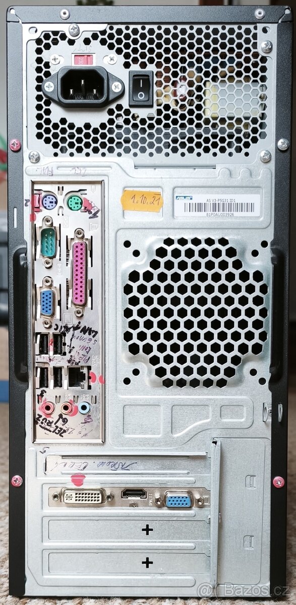 PC ASUS V3-P5G31 Intel Socket T(LGA775) Intel G31 Barebone - 13