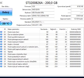 PATA hard disky, HDD 3,5", odzkoušené, cena od 89,- kus - 13
