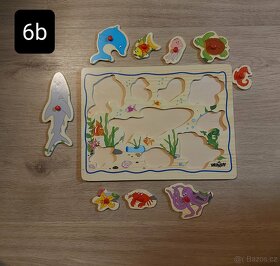 Vkládačka stavebnice dřevěná - 13