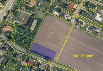 Prodám pozemek v obci Dolní Stakory, okr. Mladá Boleslav - 13
