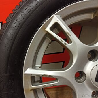 ALU kola Seat Leon 5x112, zimní pneu 195/65 R15 - 13