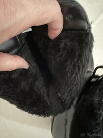 Dámské kotníkové boty s kožíškem – vel. 37 - 13