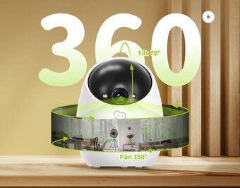 Monitorovací wifi kamera do interiéru Beans View D210 (2k) - 13